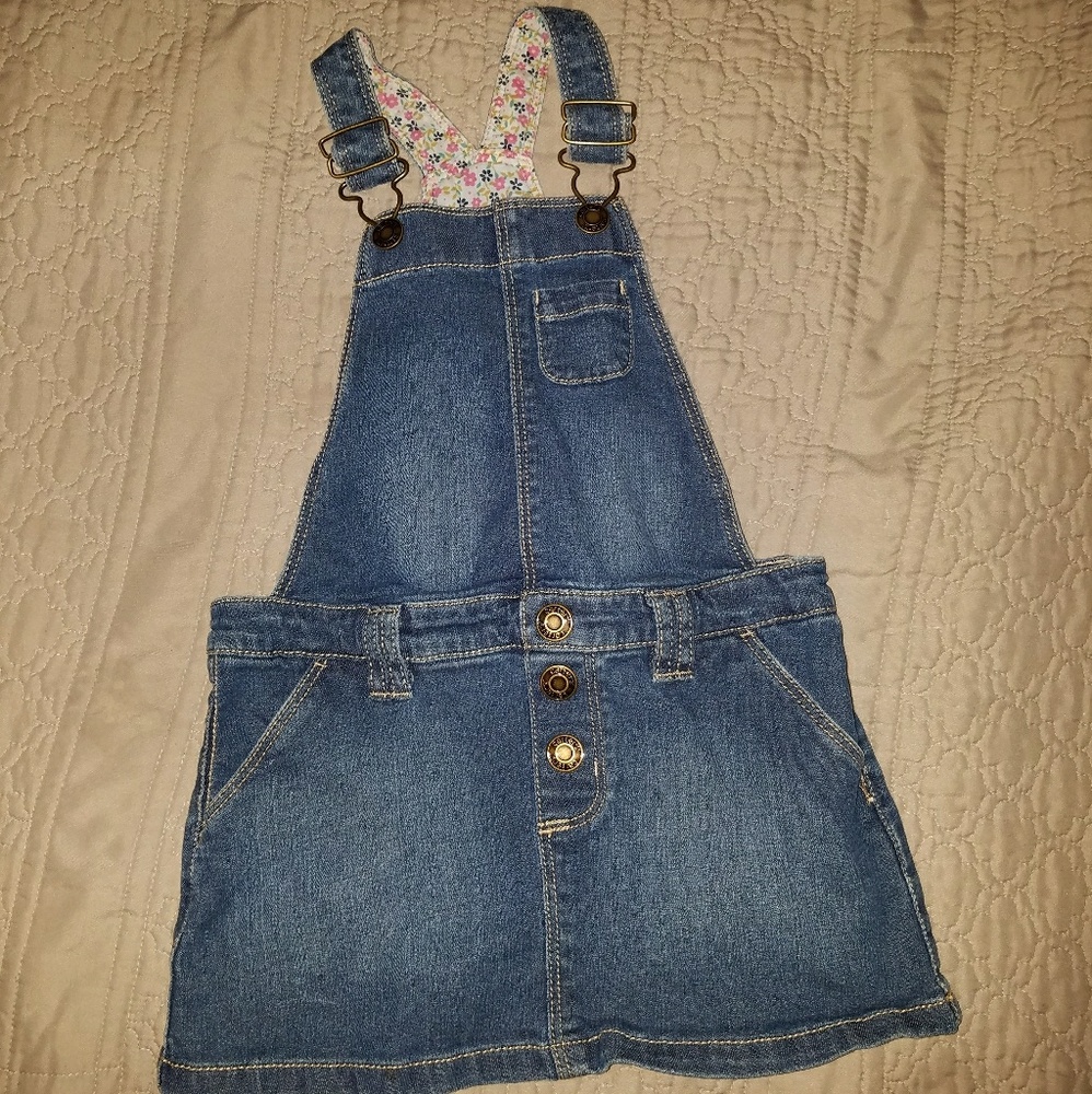 Girl Denim Overalls